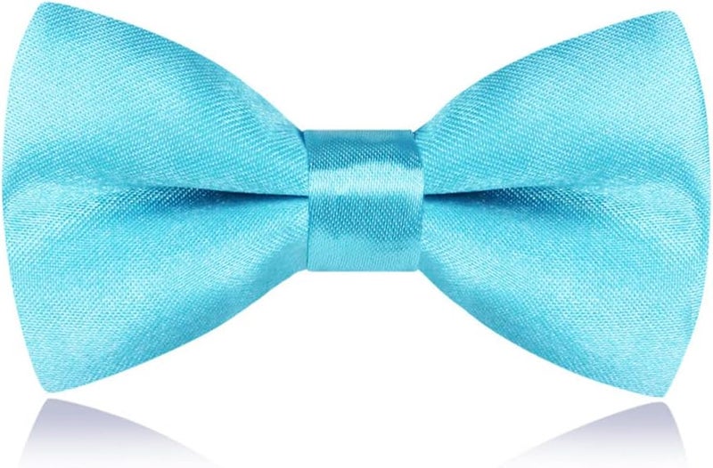 weVSwe Boy's Bow Ties Adjustable Pre Tied Bowtie for Wedding Party 10 x 5 CM - Image 1